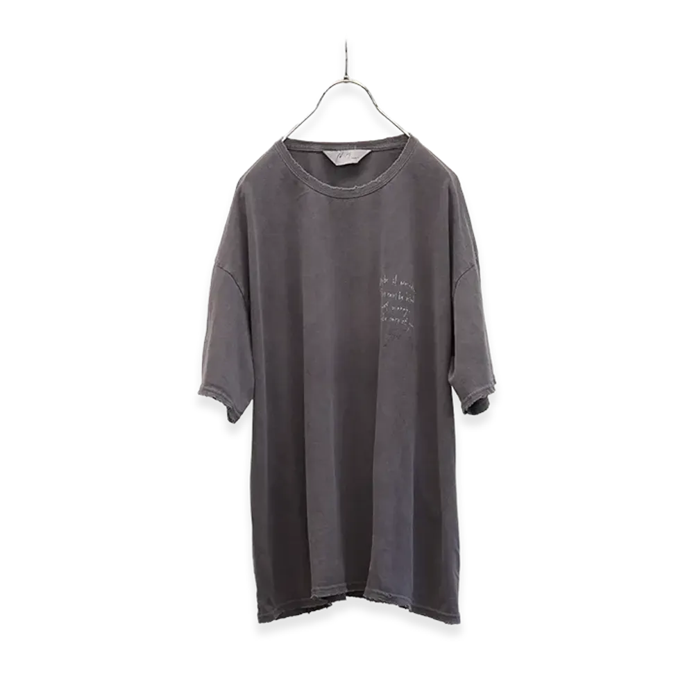 ANCELLM Message T-Shirt "Purple"