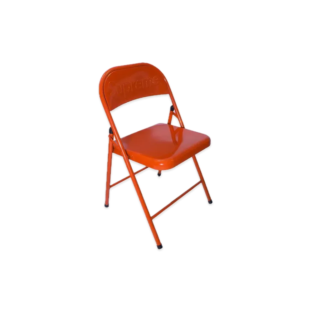 Supreme Metal Folding Chair "Red"