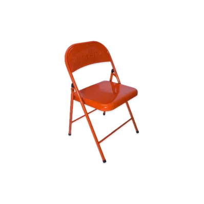 Supreme Metal Folding Chair "Red"