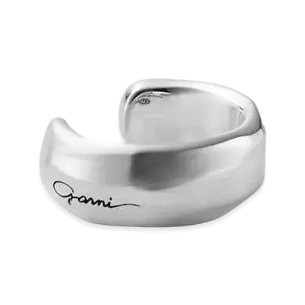 GARNI Crockery Ring Ear Cuff "SILVER"