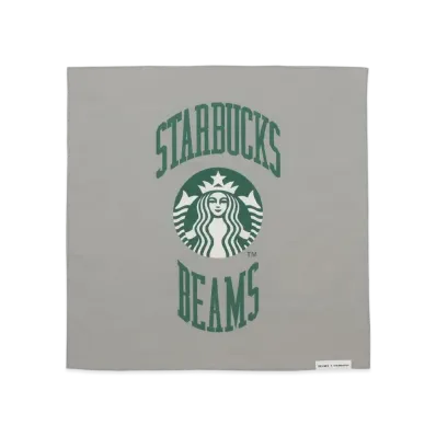 STARBUCKS x BEAMS Bandana College Design "Gray"