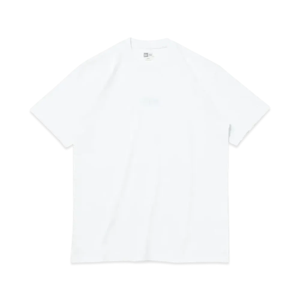 NEW ERA Short Sleeve Cotton T-shirt Box Logo Regular Fit "White"