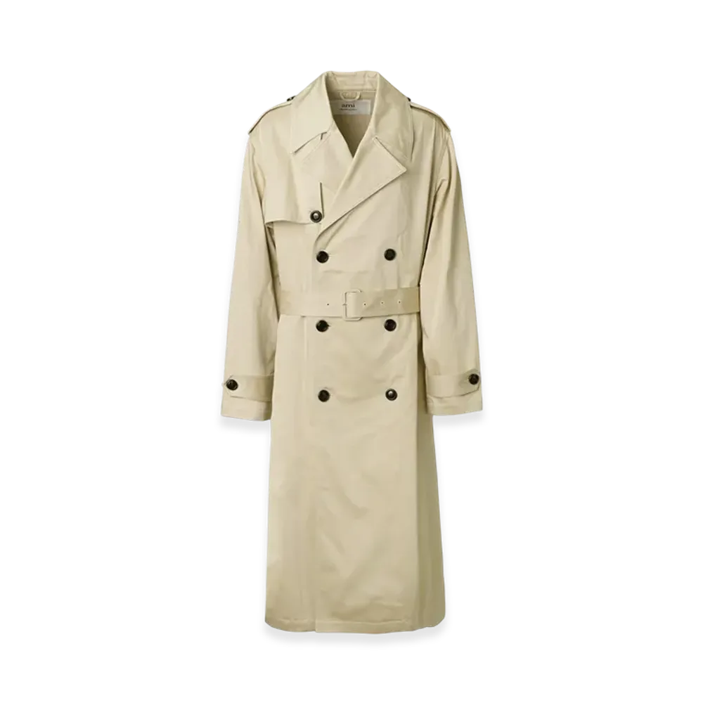 AMI PARIS Trench Coat "Vanilla"