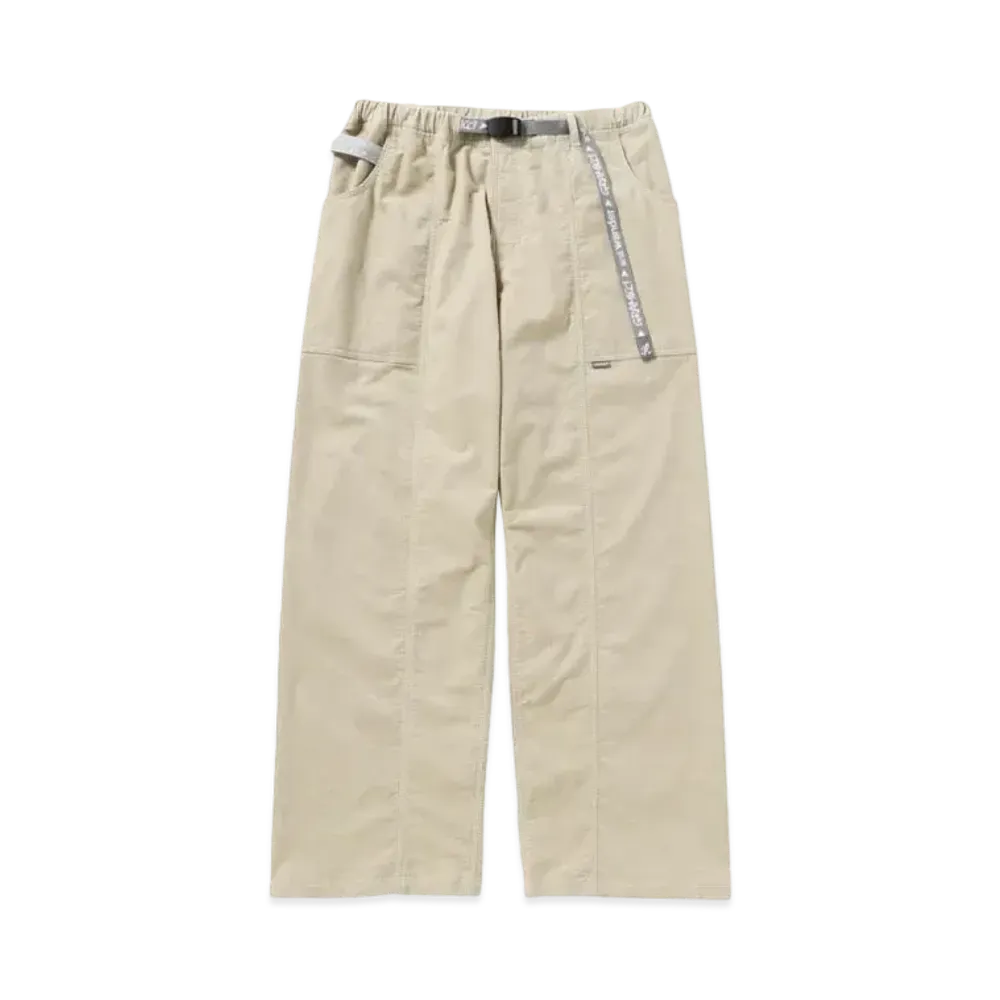 GRAMICCI x and wander Women's JQ Tape Corduroy Gadget Pant "Beige"