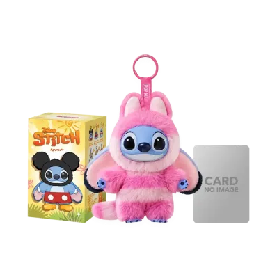 POP MART Stitch Adventure Series Plush Pendant Cheshire Cat Stitch