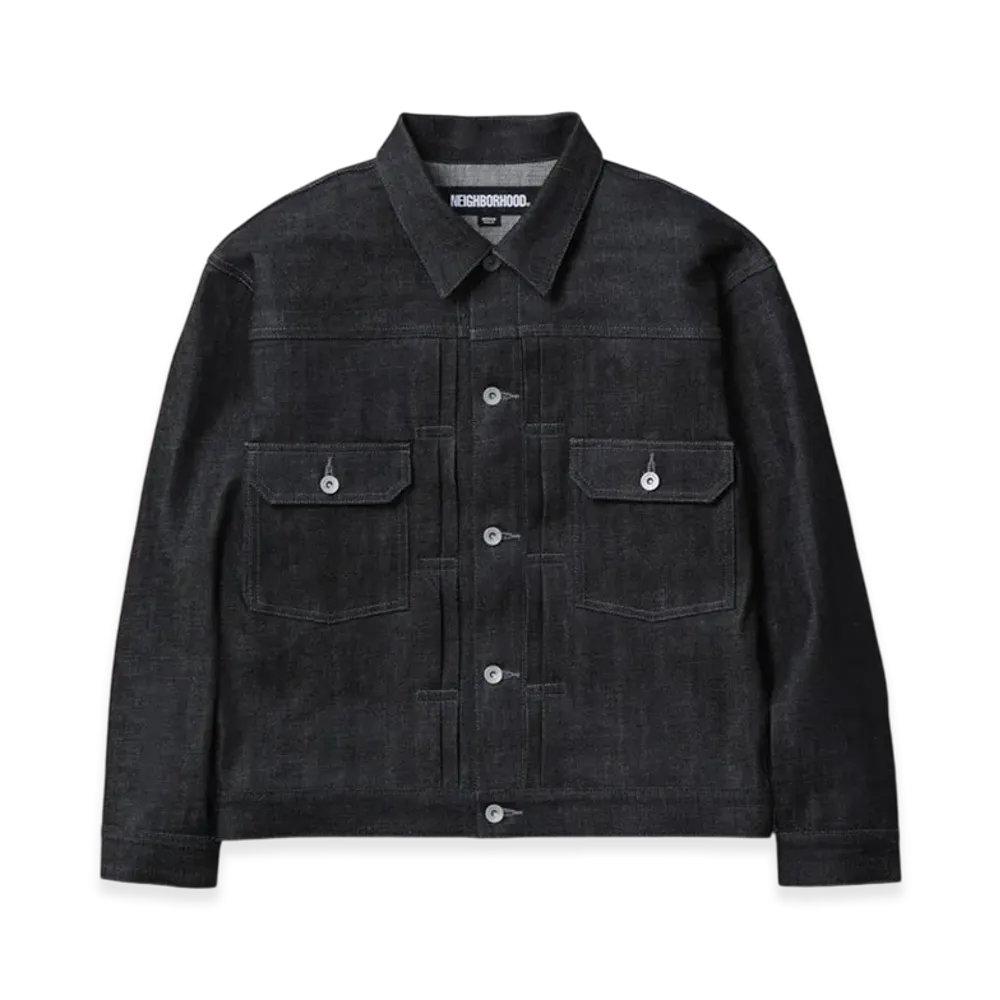 NEIGHBORHOOD Rigid Denim Type-2 Jacket "Black"