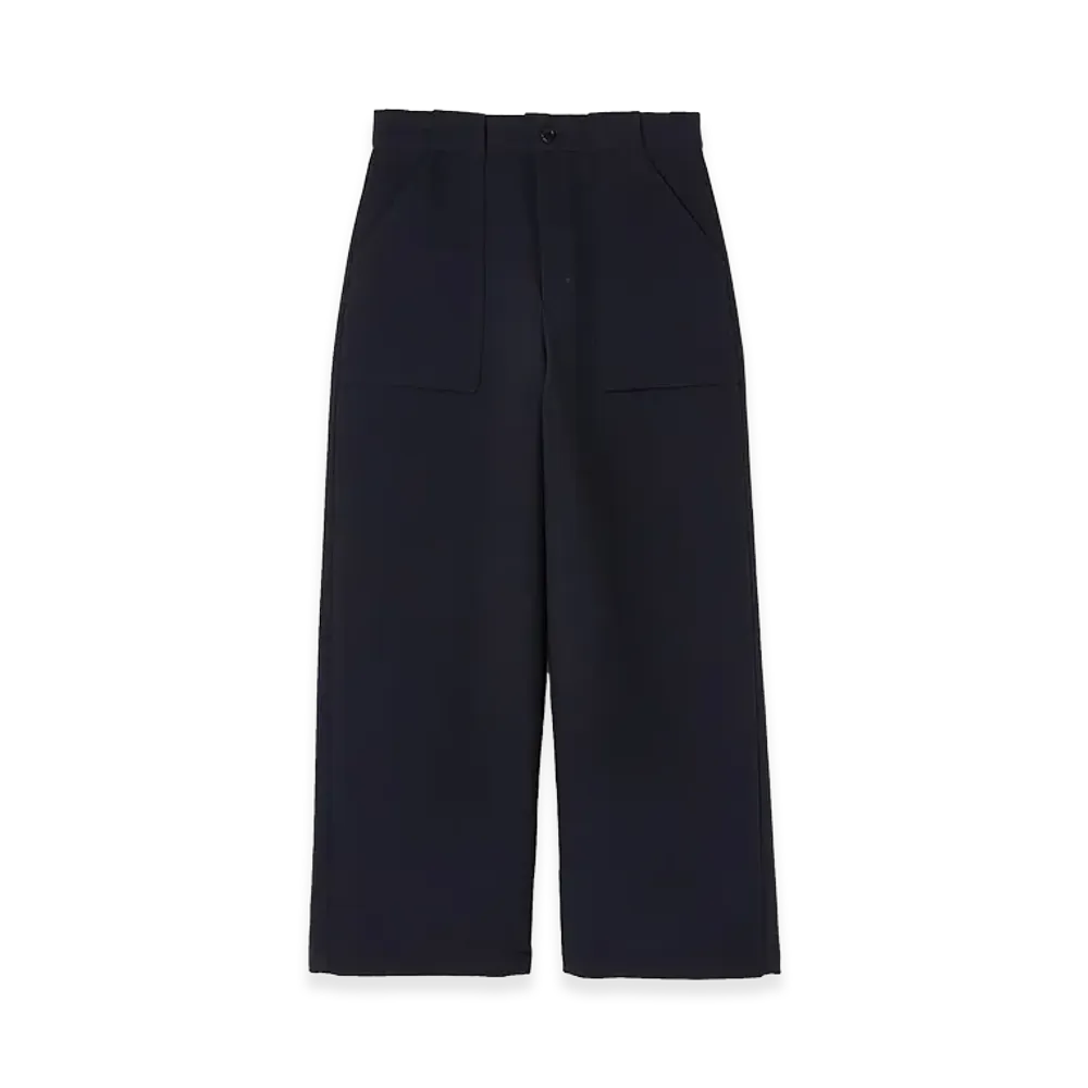 N.HOOLYWOOD COMPILE Patch Pocket Wide Trousers "Navy"