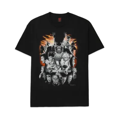 Geeks Rule x HUNTERxHUNTER Silkscreen Printing T Shirt 'Greed Island' "Black"