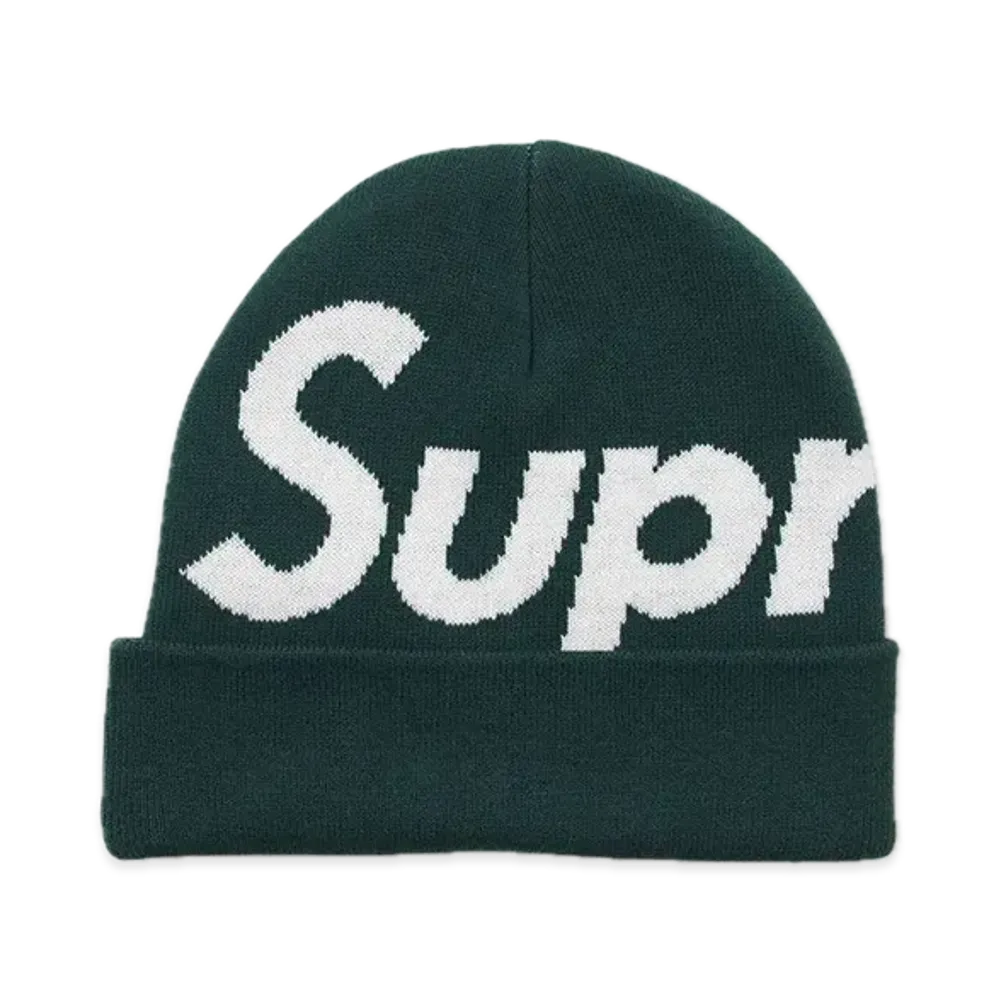 Supreme Big Logo Beanie "Green"