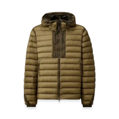 C.P. Company D.D. Shell Goggle Down Jacket "Fungi Grey"