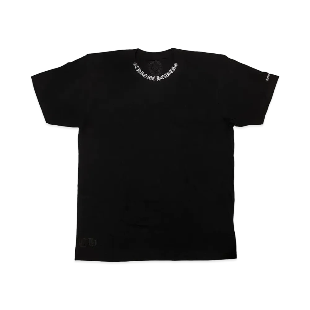 Chrome Hearts Neck Logo Fuck You Sleeve T-Shirt "Black"