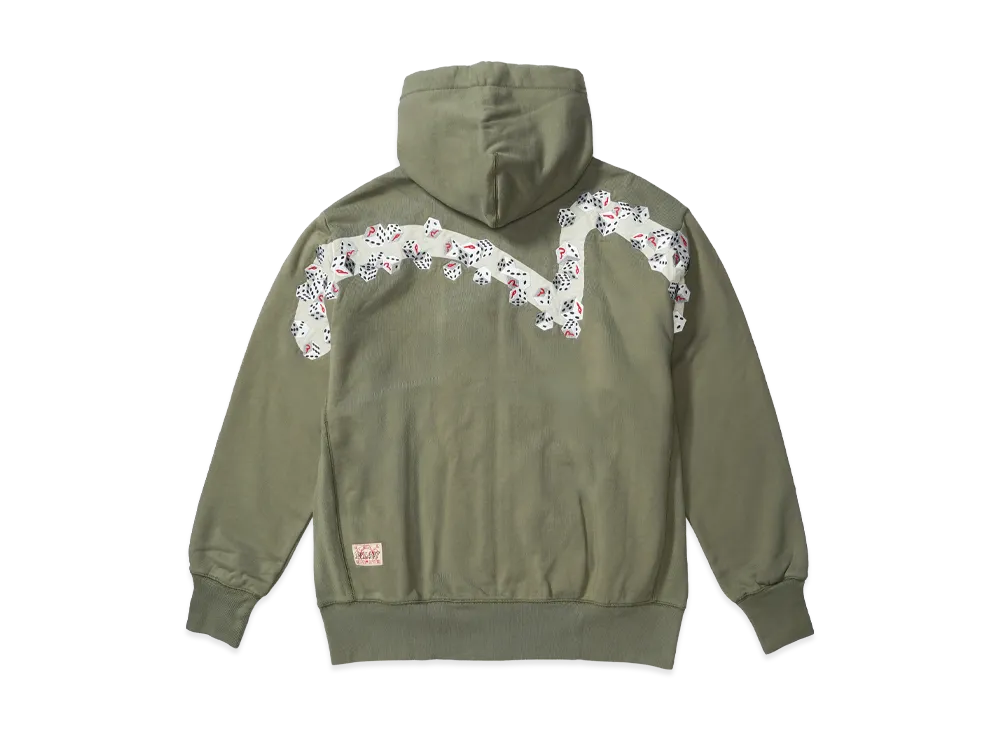 PALACE Evisu Hoodie "Olive"