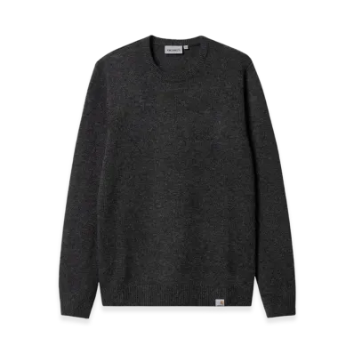 Carhartt WIP Allen Sweater "Black Heather"