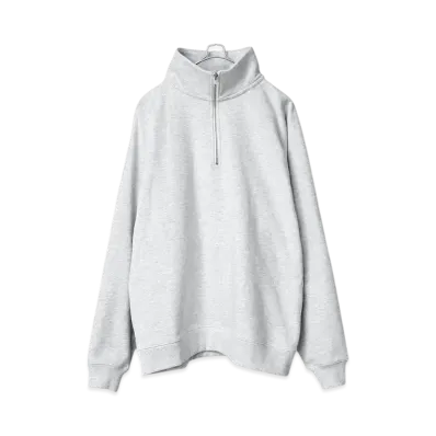 ONEITA Power Sweat Half Zip Sweatshirt "Ash"