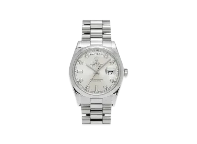 ROLEX Day-Date "Silver/Platinum"