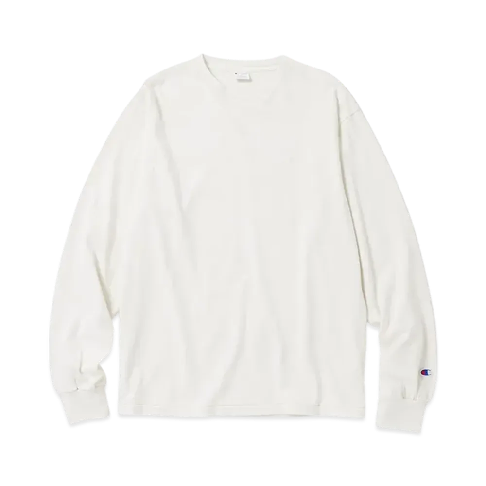 Champion Long Sleeve T-Shirt "Off White"