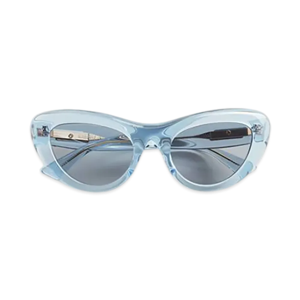 Bottega Veneta Bombe Cat Eye Sunglasses "Light Blue/Blue"