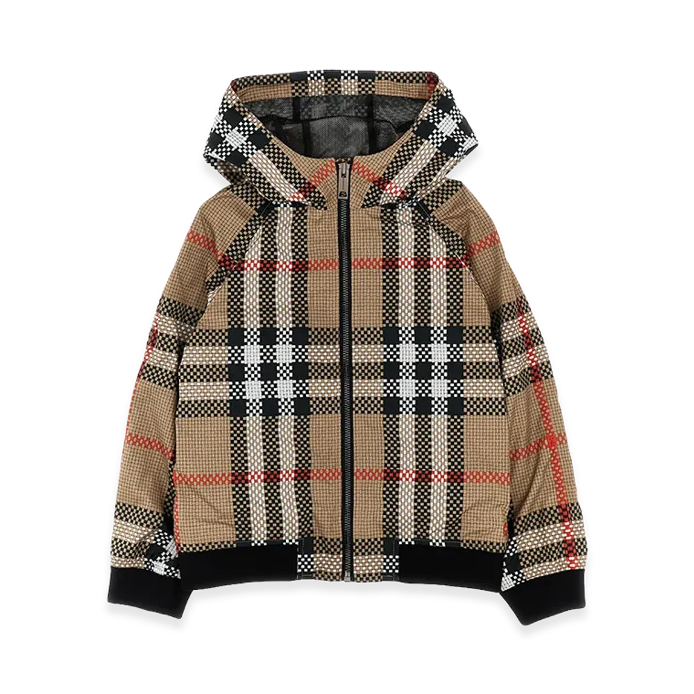 Burberry Kids troy Hooded Jacket "Beige"