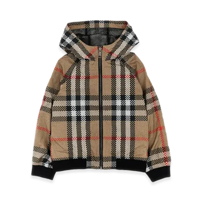 Burberry Kids troy Hooded Jacket "Beige"