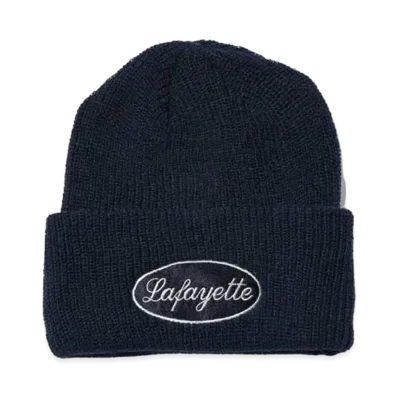 LFYT OLD OVAL LOGO BEANIE "NAVY"