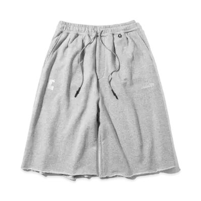 CLESSTE Loop Wheel Wide Half Sweatpants For Yes Good Market "Grey"