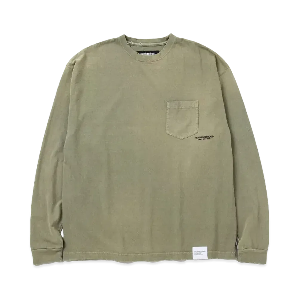 NEIGHBORHOOD Savage Crewneck LS "Olive Drab"