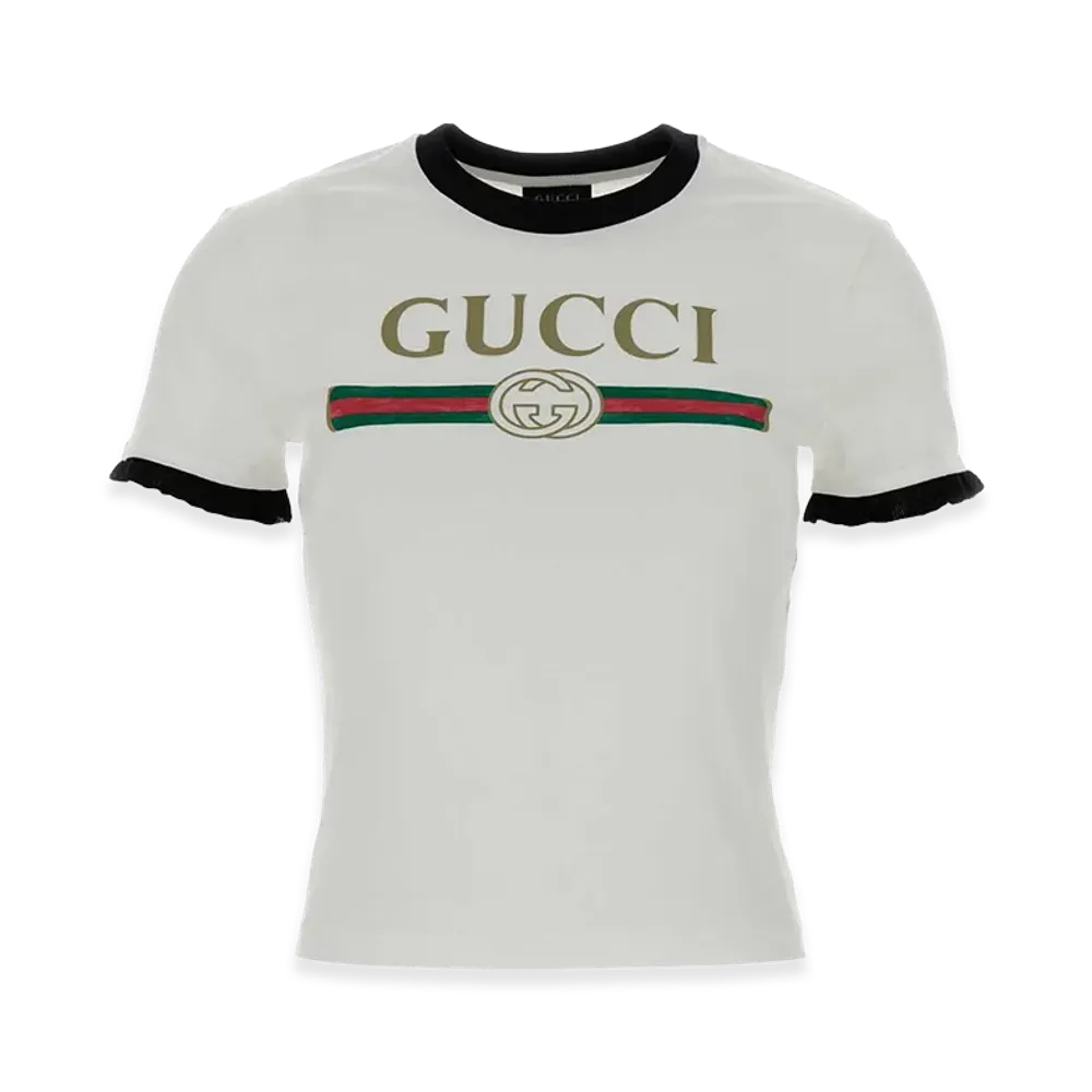 GUCCI Women's Cotton T-Shirt "White"