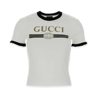 GUCCI Women's Cotton T-Shirt "White"
