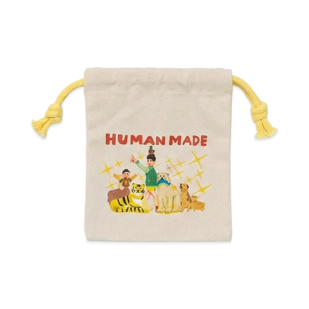 HUMAN MADE x KEIKO SOOTOME LOVE Kinchaku #2 "White/Yellow"