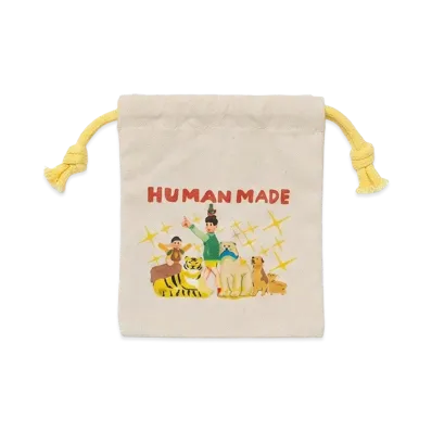 HUMAN MADE x KEIKO SOOTOME LOVE Kinchaku #2 "White/Yellow"