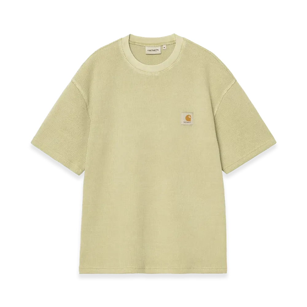 Carhartt WIP S/S Nelson Waffle T-Shirt "Gentle Green(Garment Dyed)"