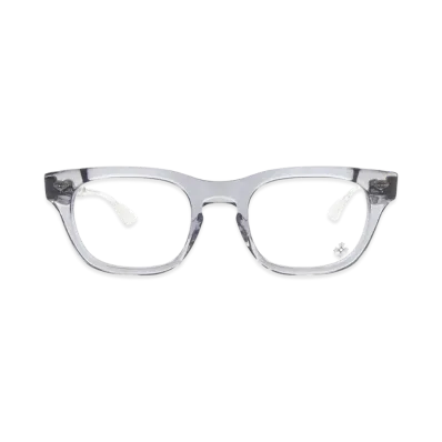Chrome Hearts BAGGINS 51 Fleur Knee Wellington Sunglasses "Clear"