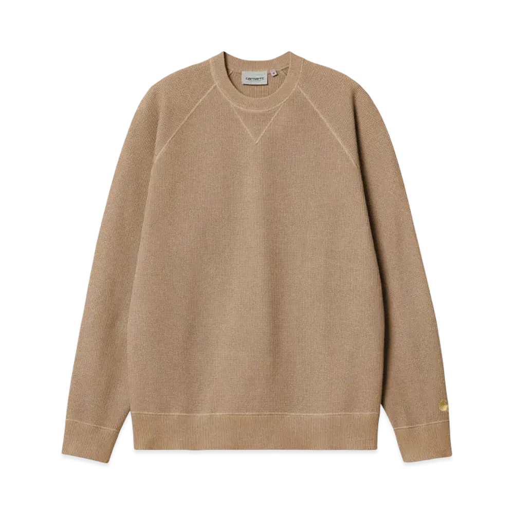 Carhartt WIP Chase Sweater "Dusty H Brown / Gold"