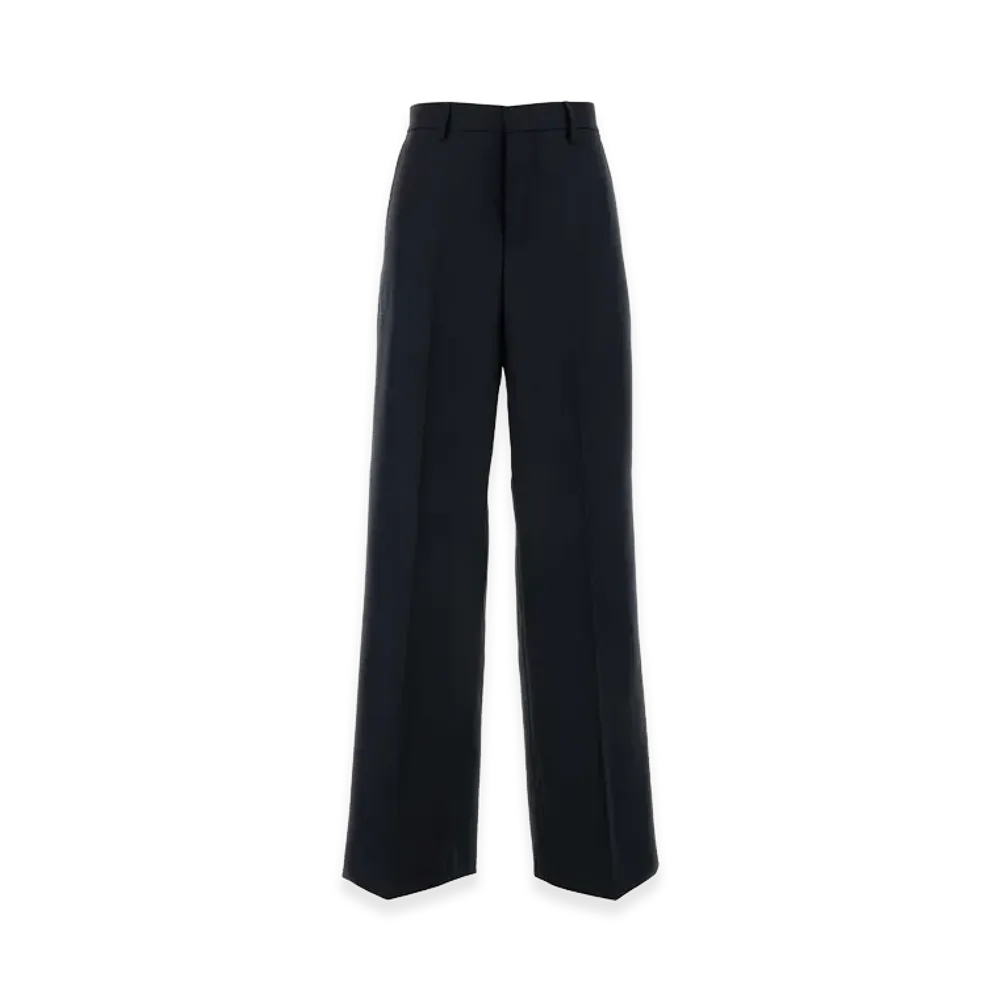 AMI PARIS Women's Wool Pant "Midnight Blue"