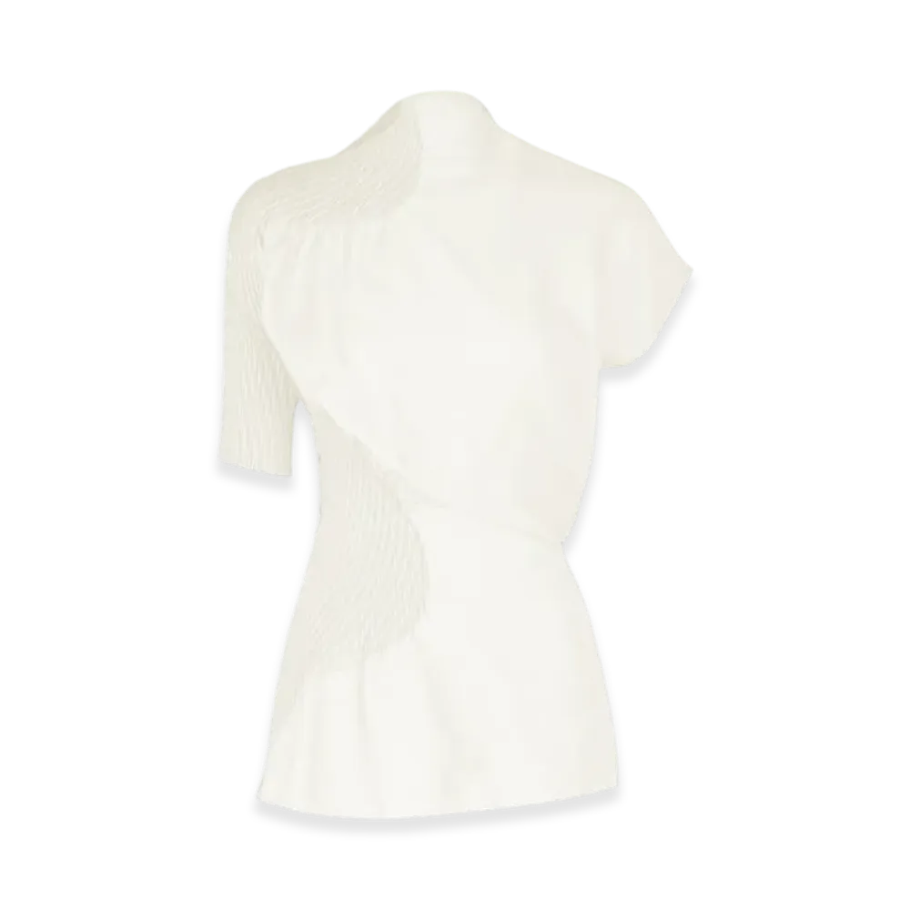 ISSEY MIYAKE Knit (Contour) Pleats "White"