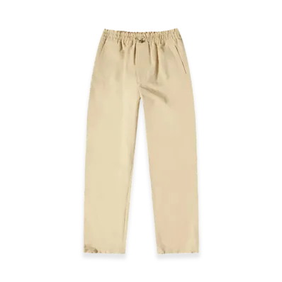 AURALEE Washi Hi Density Easy Pants "Ivory Beige"