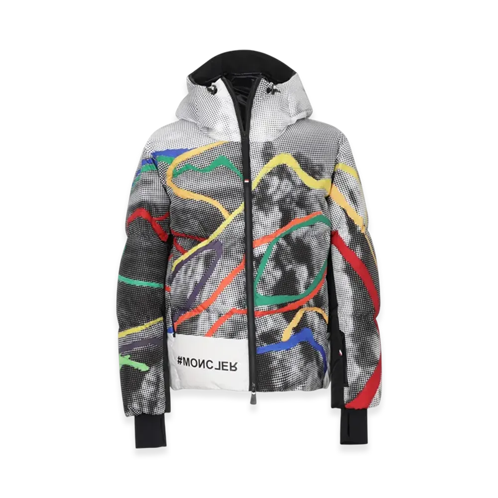 Moncler Grenoble Mazod Down Jacket "Black/White"