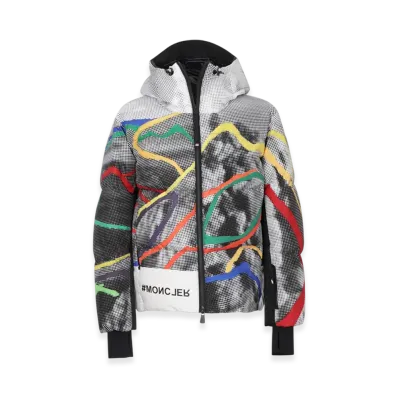 Moncler Grenoble Mazod Down Jacket "Black/White"