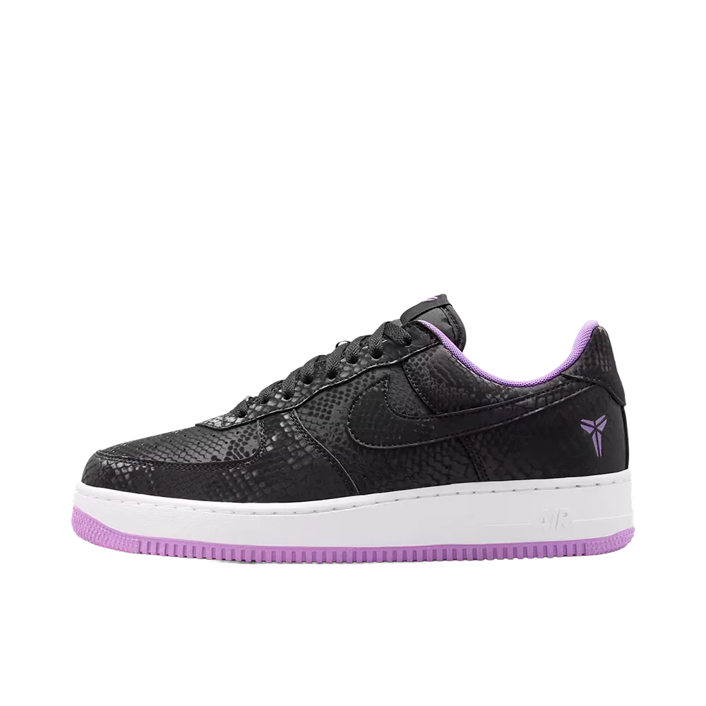 Kobe Bryant × Nike Air Force 1 Low "Black/Purple Stardust"