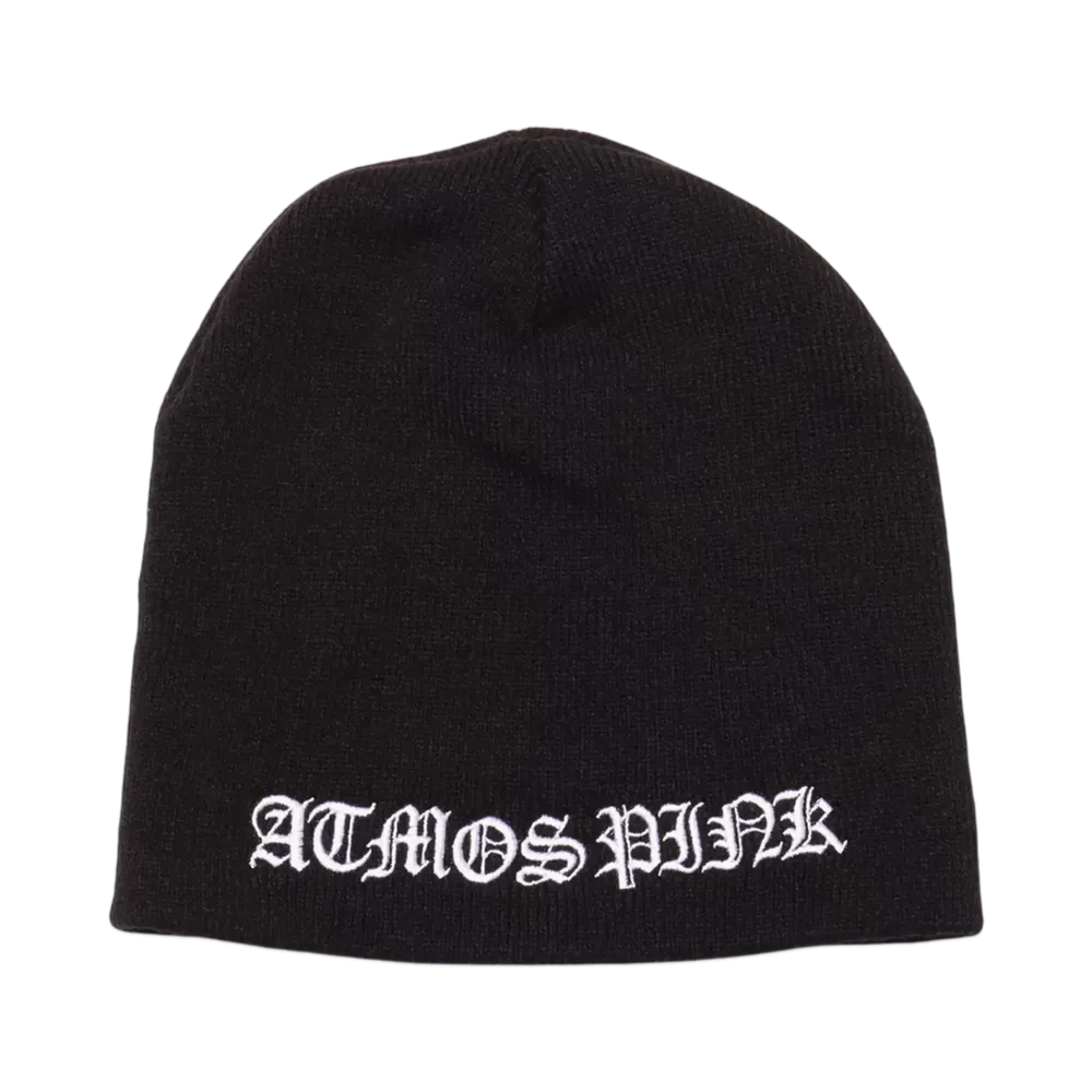 atmos pink Logo Beanie "Black"