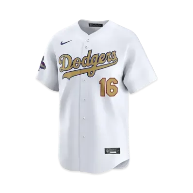 MLB Los Angeles Dodgers 2025 Gold Collection Men's Will Smith Nike Limited Jersey "White"