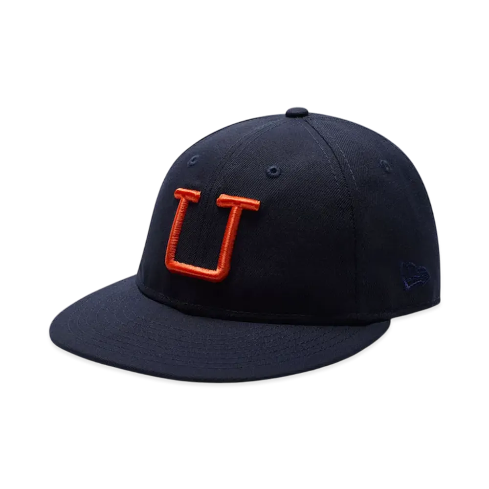 UNDEFEATED x New Era Big U Snapback "Navy"