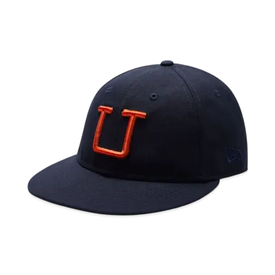 UNDEFEATED x New Era Big U Snapback "Navy"