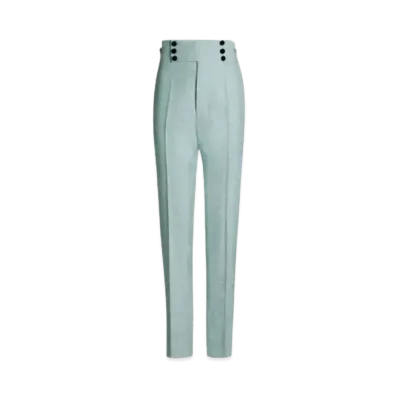 Maison Margiela Pendleton Tapered Trousers "Salcell Blue"