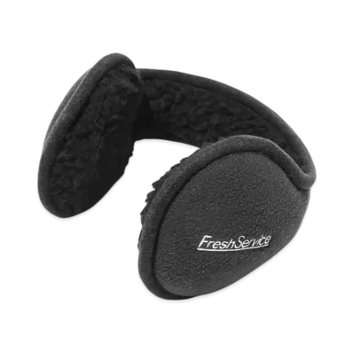 FreshService Synthetic Fleece Earmuffs "Black"