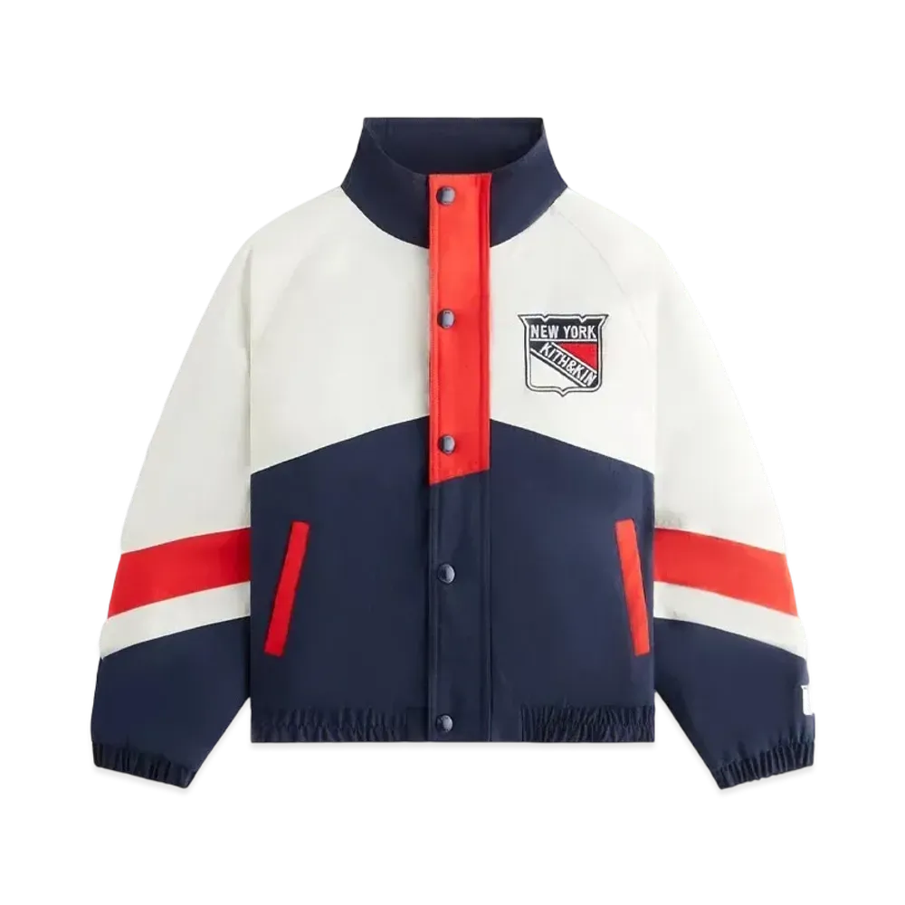 Kith Kids For The New York Rangers Nylon Padded Jacket "Nocturnal"