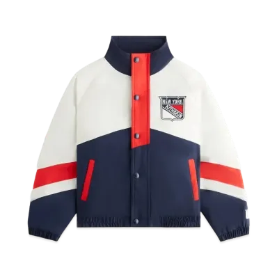 Kith Kids For The New York Rangers Nylon Padded Jacket "Nocturnal"