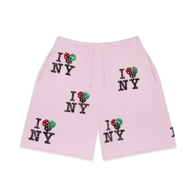 DENIM TEARS Cee-Lo NY Sweat Short "Pink"