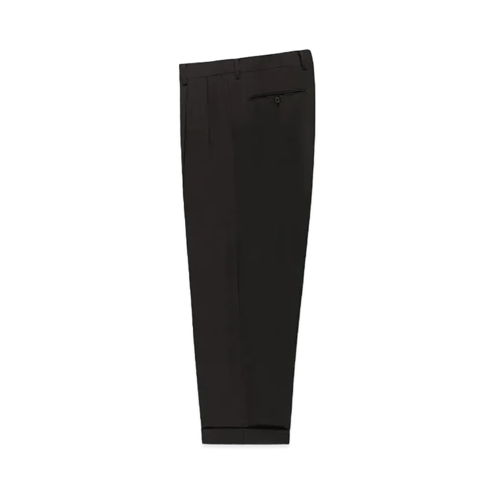 WACKO MARIA Dormeuil / Double Pleated Trousers "Black"