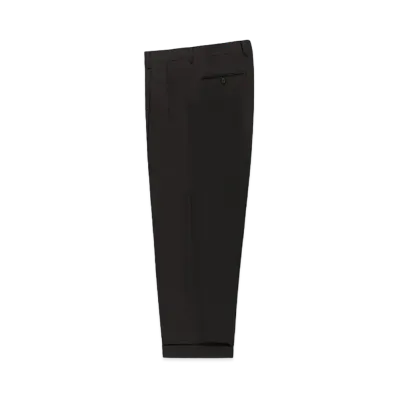 WACKO MARIA Dormeuil / Double Pleated Trousers "Black"